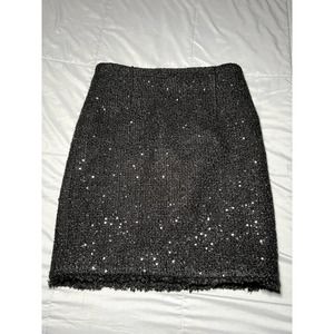 Michael Kors sparkly raw hem mini skirt size 4